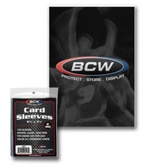 BCW (5000 count) Soft Trading Card Sleeves (50 Packs) Acid Free Archival Safe