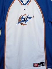 Vintage Nike Washington Wizards 98-99 Warmup Jersey Shooting Shirt Youth Large