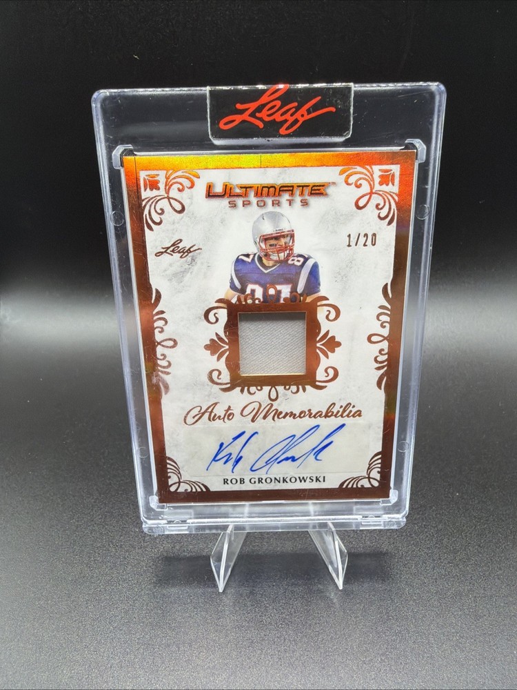 2024 Leaf Ultimate Rob Gronkowski 3/20 Auto Memorabilia – Still Sealed by Leaf