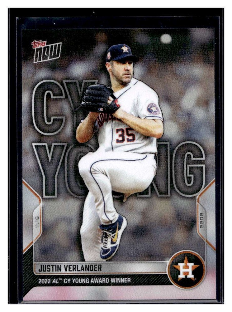 2022 Topps Now Offseason #OS-36 Justin Verlander Base Card (Quantity)