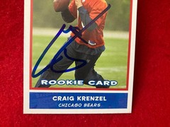 NICE Craig Krenzel 2004 Bazooka #176 Chicago Bears ROOKIE SIGNED Auto Ohio State