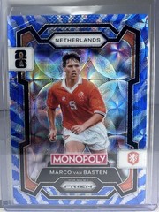 2026 Panini Prizm Monopoly FIFA World Cup Marco Van Basten Blue Tiger Stripe SSP