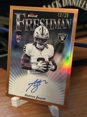 Ashton Jeanty 2025 Topps Finest Orange Auto On Card- Rookie RC FFA-AJ /25 🔥🔥🔥