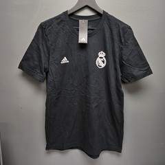 Men’s Adidas Real Madrid Crest Black Tee T-Shirt / IC4823 / Size Small