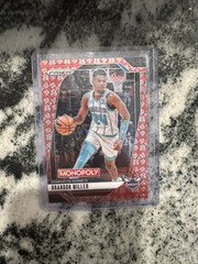 2024-25 Panini Prizm Monopoly – Brandon Miller #15 Free Parking Prizm Parallel