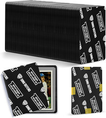 Ding Defend 110 Pack Trading Card Protector Shipping 3.5 X 4.5 Inch Black Hobby