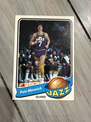 Topps 1979-80 Pete Maravich Utah Jazz Basketball Trading Card #60