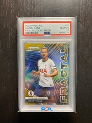 Harry Kane 2022 Prizm P/L Fractal-Gold Prizm /10 #20 PSA 10