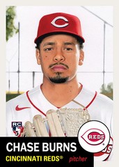 2026 Topps Living Set Card 920 Chase Burns – Rookie – Only 25 Cents Shipping!