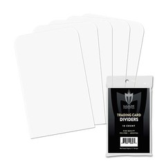 Lot / 360 Max Pro Tabbed White Baseball Trading Card Dividers 2 11/16 X 3 13/16