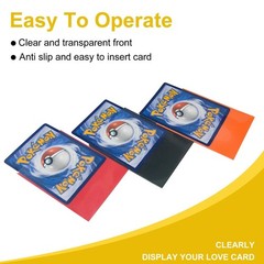 150pcs Premium Card Sleeves 2.6″x3.6″ Compatible with Standard Size Trading Card