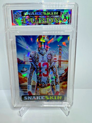 2025 NFL 49’ers Brock Purdy Snakeskin Ice Refractor Anime SP/200 cv rc