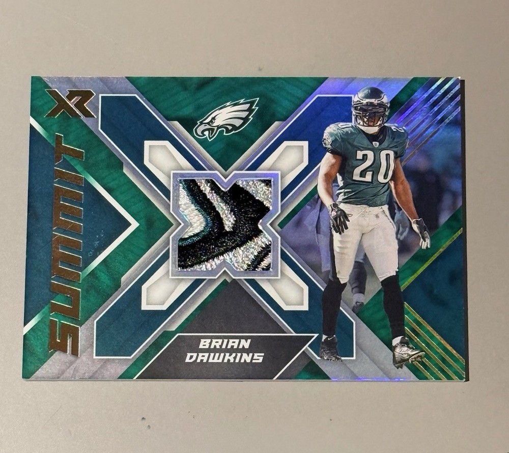 Brian Dawkins 2022 Panini XR Summit Football, Eagles 4 Color Patch #SS-14