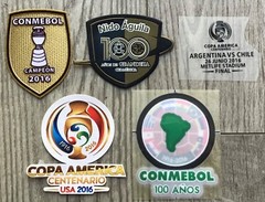 2016 Conmebol 100 Anos Copa America Final match detailPatch Badge Parche Remendo