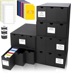 Trading Card Storage Box, Includes 18-600 CT Boxes & 60 Card Dividers, Trading C