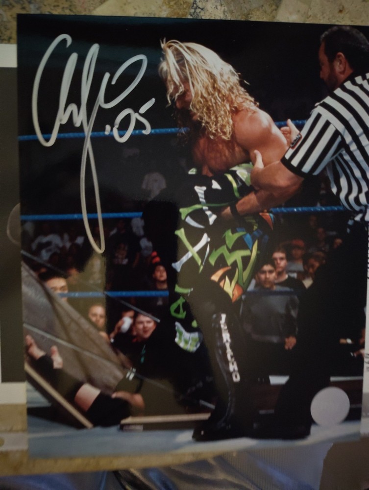 Chris Jericho Signed Racing Reflections Official Wwe WWF 8×10 Photo