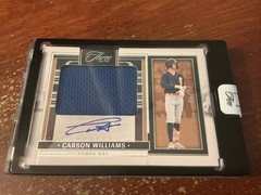 Carson Williams 2024 Panini Three and Two Prospect Jersey Auto 75/99