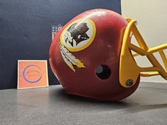 Nick Sundberg Washington Redskins Commanders NFL Autographed Franklin Helmet No