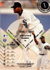 1995 Leaf #1 Frank Thomas Chicago White Sox