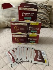 2022 FIFA World Cup Qatar Sticker CR7 Ronaldo #18/ Mbappé #19/ Messi #20/ NEYMAR