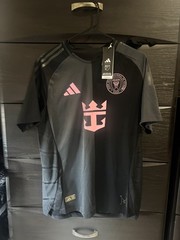 Men’s Adidas Inter Miami CF 25/26 Away Authentic Jersey – Large / Black