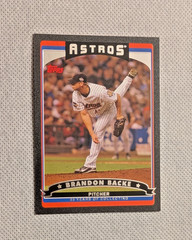2006 Topps BRANDON BACKE #567 – SP Black Parallel #d 39/55 Astros
