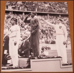 2003 Jesse Owens Berlin Olympics 1936 Photo Clipping 5″x5.75″ Luz Long Germany