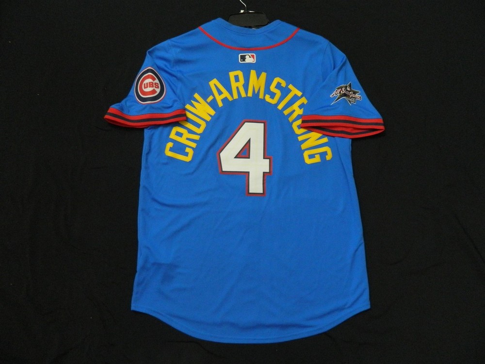 Official Pete Crow-Armstrong PCA 2025 All Star Jersey Chicago Cubs Med. Reg$195