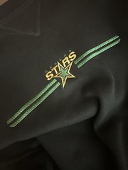 Vtg. 90s NHL Dallas Stars Hockey Black Sweater By Puma