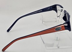 Florida Gators Eyeglasses Frame Blue Orange Logo Womens Rectangular E4