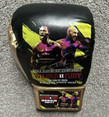 Tyson Fury Signed Autograph Wilder Fury 2 Boxing Glove With COA | AFTAL Approved