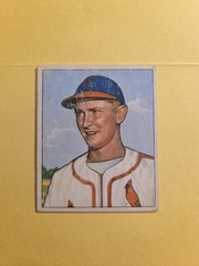 1950 Bowman Al “Red” Schoendienst #71 Hall of Fame HOF St. Louis Cardinals