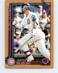 2025 Topps #457 Seiya Suzuki Gold 1892/2025 Chicago Cubs