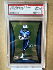 2008 Bowman Chrome Chris Johnson #BC76 Rookie RC PSA 10 – 1958