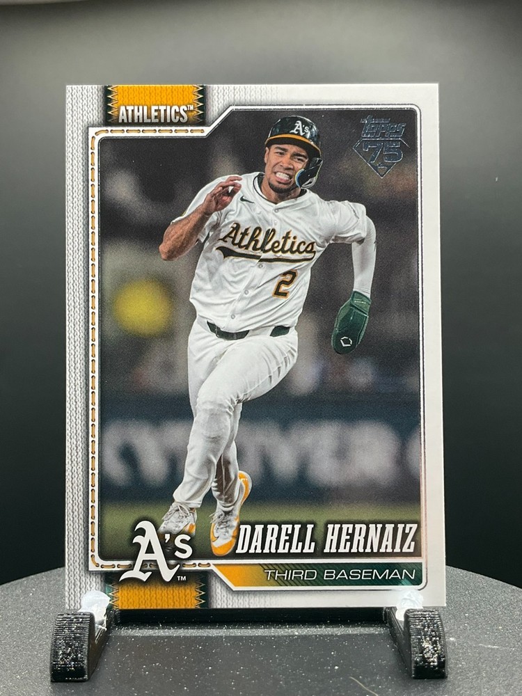 2026 Topps Series 2 Baseball #678 Darell Hernaiz – Athletics