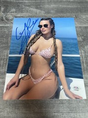 Lana Signed 8×10 Photo PSA COA WWE Sexy CJ Perry Autograph MODEL