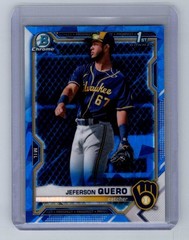 2021 Bowman Chrome Sapphire Edition JEFERSON QUERO #BCP-181