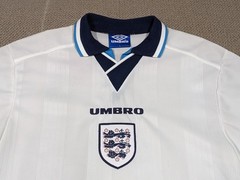 England National Team Shirt 1995/1996 Home Euro 96 Umbro Large Original Vintage