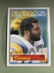 Pat Thomas 1983 Topps Los Angeles Rams #95 MM426