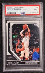 Victor Wembanyama 2023-24 Panini Instant #5 RC-ERA PR /44142 PSA 9 MINT