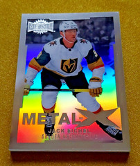 2021-22 Skybox NHL Metal Universe #MX31 Jack Eichel METAL X Holo SSP CASE HIT
