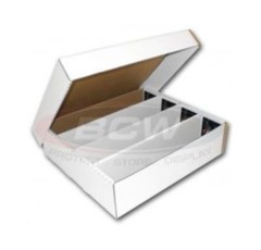 (5x) BCW Monster (3200 Count) Corrugated Cardboard Storage Box