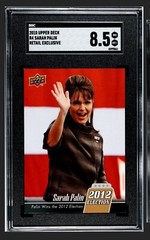 2010 Upper Deck #R4 Sarah Palin Retail Exclusive Walmart SSP SGC 8.5 NM+