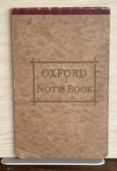 Incredible Vintage 1930’s Oxford Note Book w/MLB Stats Nat’l & Amer. League 8×5”