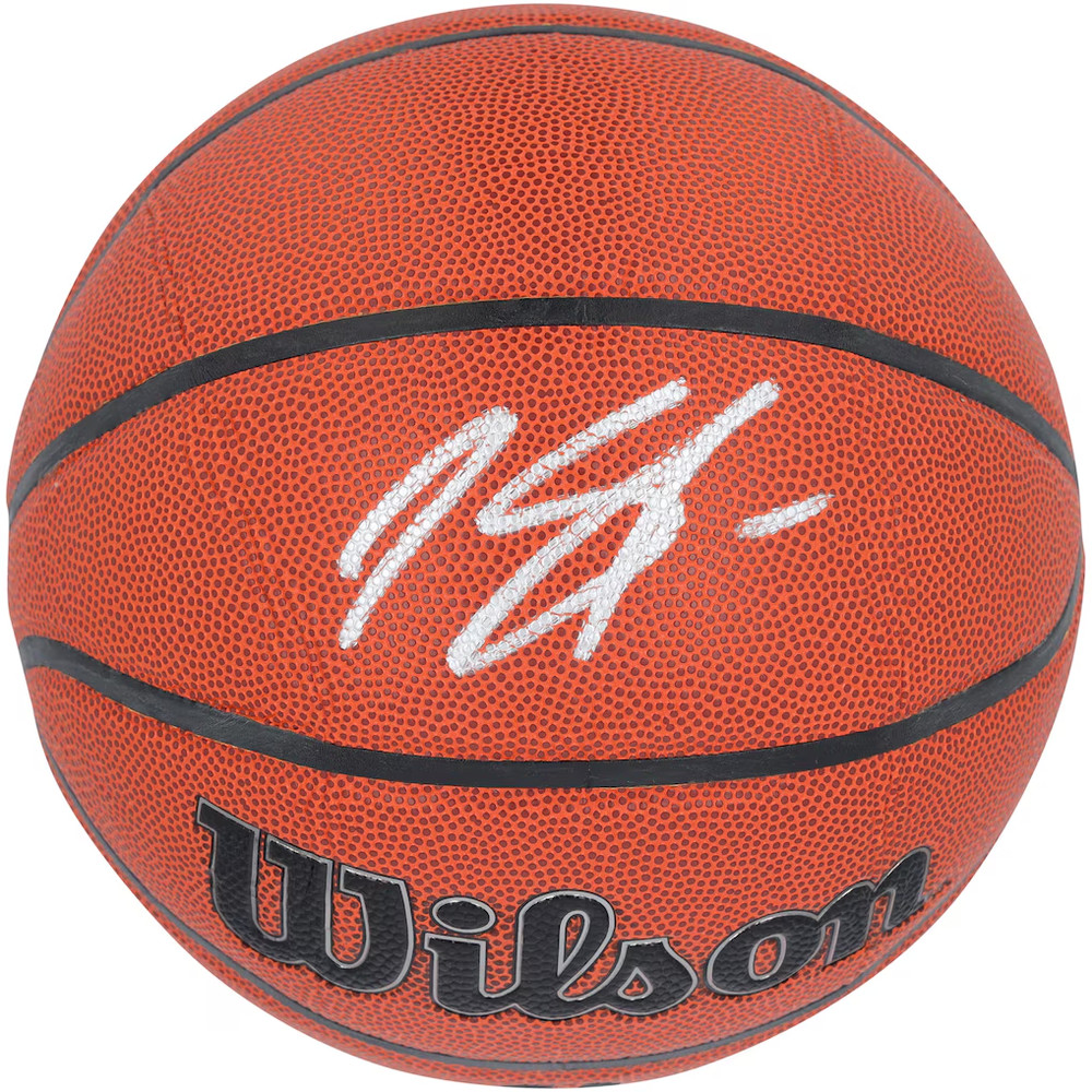 Karl Anthony Towns Signed Knicks Wilson Indoor Outdoor Basketball Fanatics