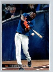 2021 Stadium Club Chrome #89 Yordan Alvarez Orange Refractor #/25 J.73