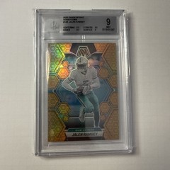 JALEN RAMSEY #146 – BECKETT 9 -2023 MOSAIC – GOLD HONEYCOMB SPARKLE SSP