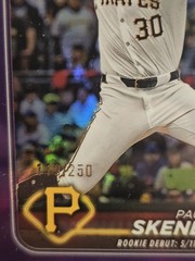 2024 Topps Chrome Update Rookie Debut Paul Skenes #USC27 Purple Refractor /250