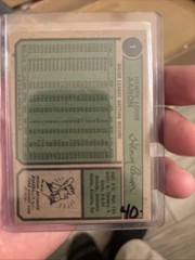 1974 Topps – Hank Aaron #1