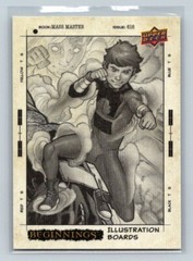 2024 UD Marvel Beginnings Vol 2 Series 2 Illustration Boards #INK147 Mass Master